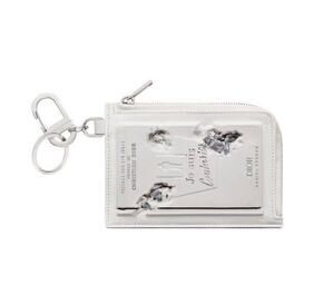 NWT Christian Dior x Daniel Arsham Eroded Keyring Zip Wallet *Limited Edition*